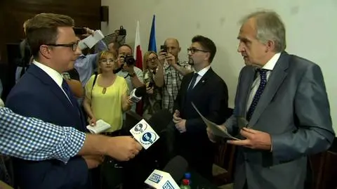 Dariusz Joński chciał wręczyć petycję ministrowi zdrowia