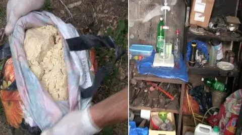 Domowe laboratorium amfetaminy. Wpadł chemik związany z grupą "Krakowiaka"