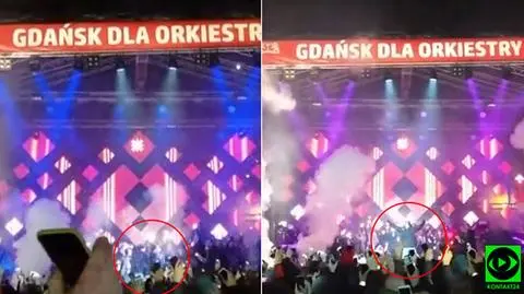 Atak na prezydenta Gdańska. Nagranie Reportera 24