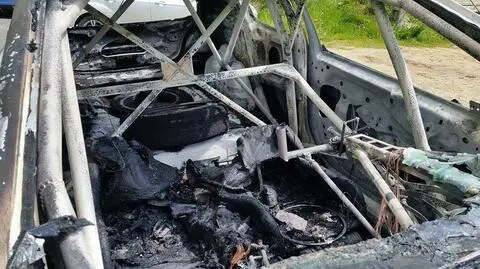 Kierowca rajdowy pisze o wypadku, w którym doznał poparzenia twarzy