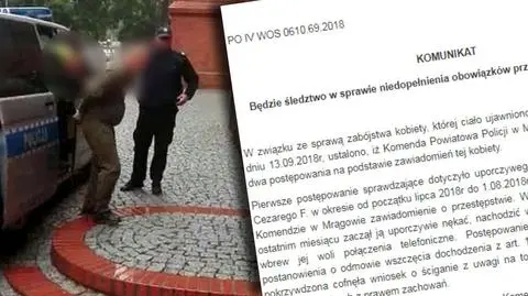 Będzie śledztwo w sprawie policjantów badających sprawę 50-latki