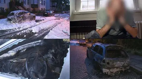 Biegli nie wiedzą, czy jest poczytalny. Podejrzany o podpalenie 20 aut trafi do szpitala?