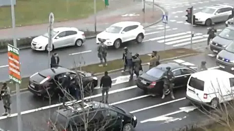 Zatrzymany na środku skrzyżowania w Szczecinie