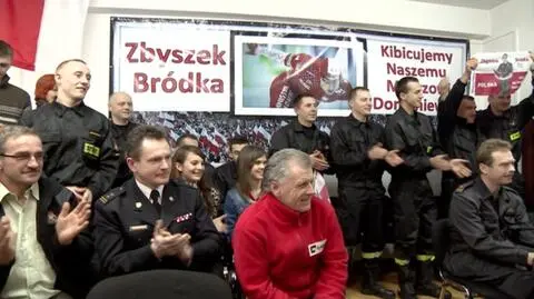 Strażak z Łowicza walczył o medal. Dopingowali go koledzy z pracy i rodzina