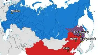 W granicach Rosji znajduje się ponad milion kilometrów kwadratowych dawnych ziem chińskich