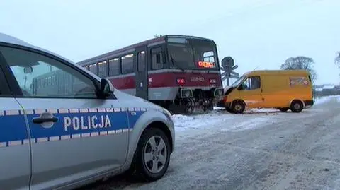 Zderzenie busa z pociągiem