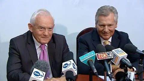 Były prezydent i były premier wspominają dawne czasy