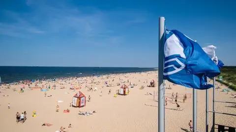 Gdańskie plaże z błękitnymi flagami. 
"Spełniliśmy najwyższe kryteria"