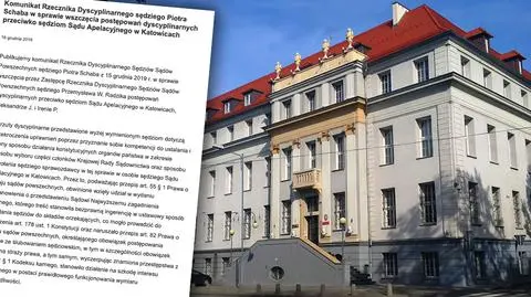 Rzecznik dyscyplinarny: zarzuty dyscyplinarne dla dwóch sędzi z Katowic, które zapytały o KRS (wideo z poniedziałku)