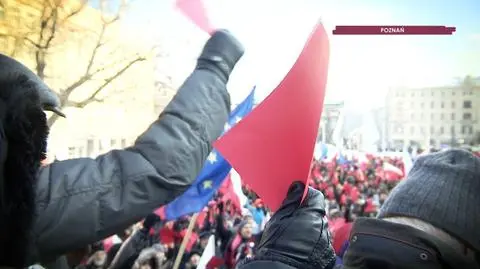 KOD tym razem protestował w Poznaniu