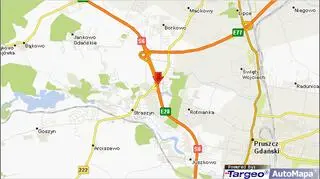 Obwodnica Trójmiasta była zablokowana po wypadku ciężarówki