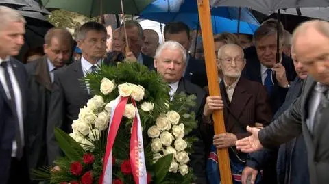 Jarosław Kaczyński podczas miesięcznicy