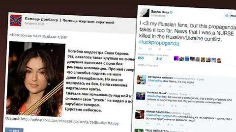 Była pornogwiazda "zginęła na Ukrainie? Sasha Grey: ja żyję!