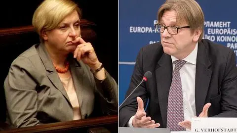 Anna Fotyga odpowiada byłemu premierowi Belgii