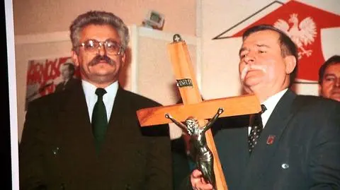 Romuald Szeremietiew i Lech Wałęsa