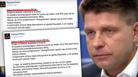 Wpisy Ryszarda Petru z Facebooka