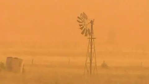 Dwie osoby zginęły podczas burzy piaskowej w australijskim stanie Virginia. Wiatr wiejący z prędkością niemal 120 km/h spowodował chaos w Melbourne i jego okolicach. (APTN/Reuters)