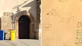 Areszt za rysunki flamastrem