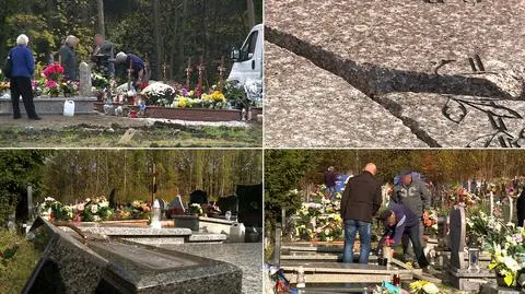 Bytom, Zabrze. Dewastacja cmentarza