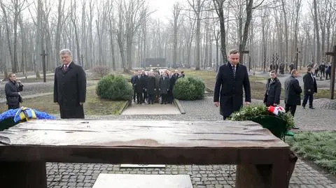 Spory historyczne wciąż dzielą Kijów i Warszawę (materiał "Faktów" TVN z 17 lutego)