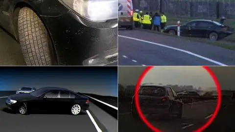 Okazuje się, że w samochodzie uszkodzone były aż trzy opony
