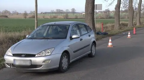 Gostyń. Potrącony rowerzysta, mężczyzna zginął na miejscu