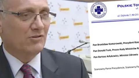 Onkolog apeluje do polityków.
"Zlikwidujmy limity w leczeniu raka" 
