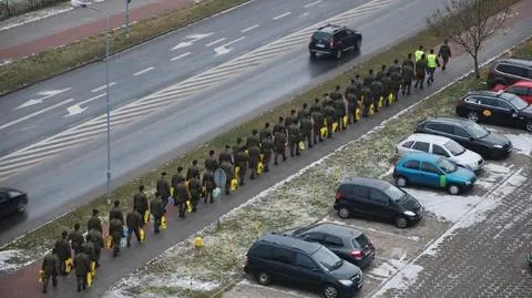 Żołnierze na ulicach Świnoujścia