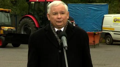 Jarosław Kaczyński w Brzezinach bronił swojego zdania o uchodźcach 