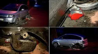 Pijany kierowca staranował sześć samochodów