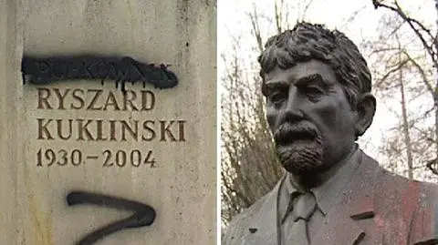 Zniszczyli pomnik Kuklińskiego. "Barbarzyństwo"