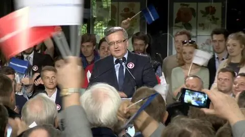Prezydent Bronisław Komorowski w Łodzi