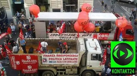 Włosi strajkują. Na ulicach tłumy