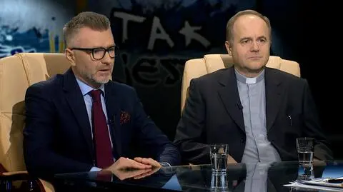 Jarosław Makowski i ks. prof. Andrzej Kobyliński w Tak Jest