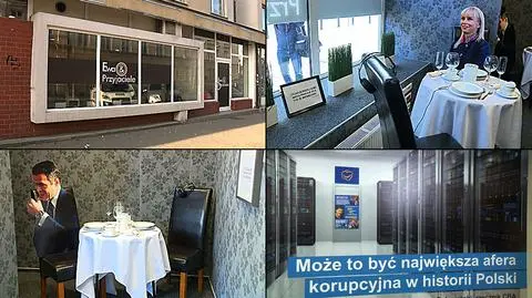 Elementami ekspozycji są m.in. zdjęcia polityków Platformy i PSL