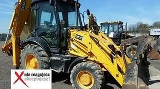 Koparka, którą ukradł po pijaku 63-latek