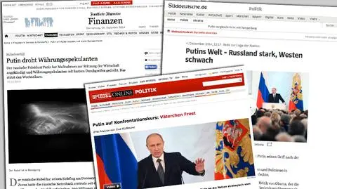 Niemiecka prasa: Władimir Putin wybrał konfrontację