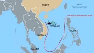 Sporne Wyspy Paracelskie na Morzu Południowochińskim