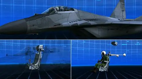 Jak działa katapulta, która wystrzeliła pilota z kabiny myśliwca MiG-29?