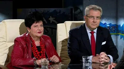 Joanna Senyszyn i Ryszard Czarnecki w "Tak jest"