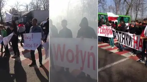 Demonstrację zorganizowano w Rawie Ruskiej