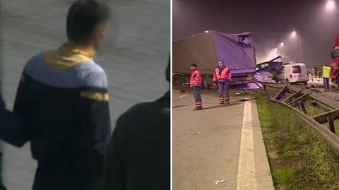 Pierwsze zarzuty za karambol na S8. Kierowca tira z Białorusi przyznał się do winy