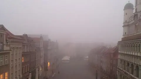 Poranna mgła nad Poznaniem