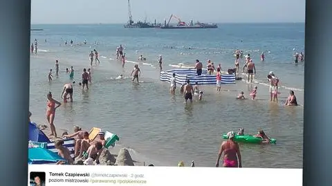 Parawaning nad morzem