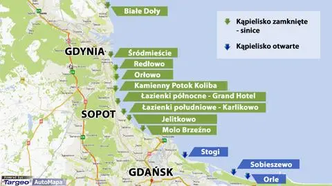 "Bałtyk jak zupa ogórkowa". 
Sinice i zakaz kąpieli