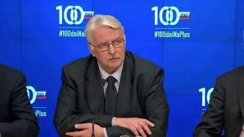 100 dni rządu PiS. Witold Waszczykowski podsumowuje