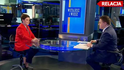 Premier Beata Szydło w "Jeden na jeden"