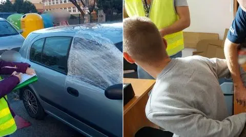 Częstochowa. 30 aut zniszczonych, 20-latek w areszcie