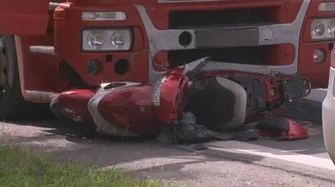 Kłodzko: 80-latek na motorowerze wymusił pierwszeństwo