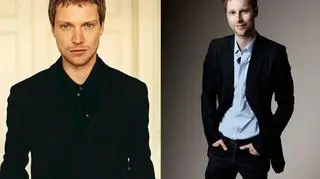 Aktor Simon Woods i projektant mody Christopher Bailey z Burberry parą są od czterech lat